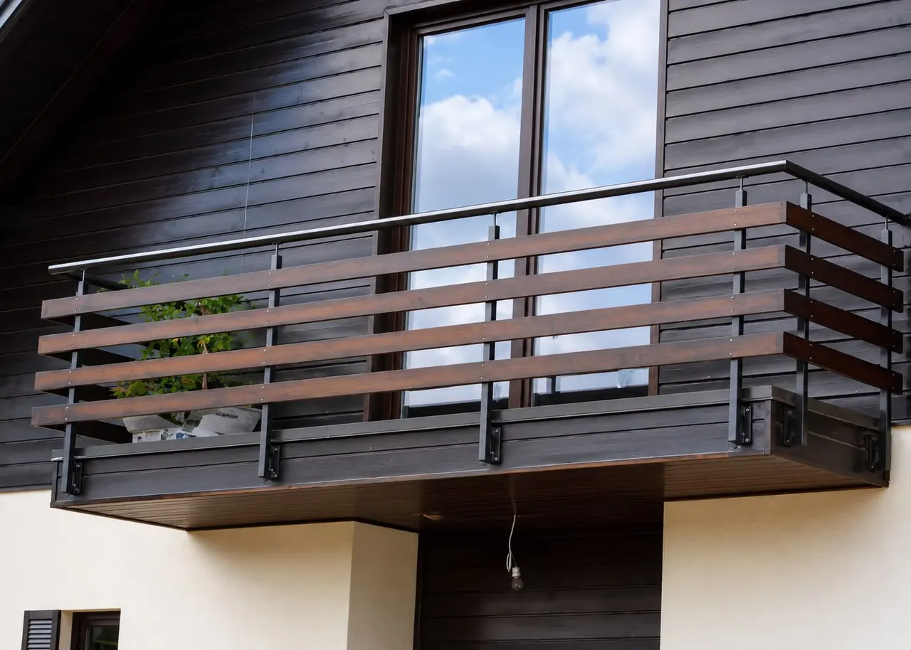 Modern Metal&Glass Balconies by Metalligator Fabrication Solutions