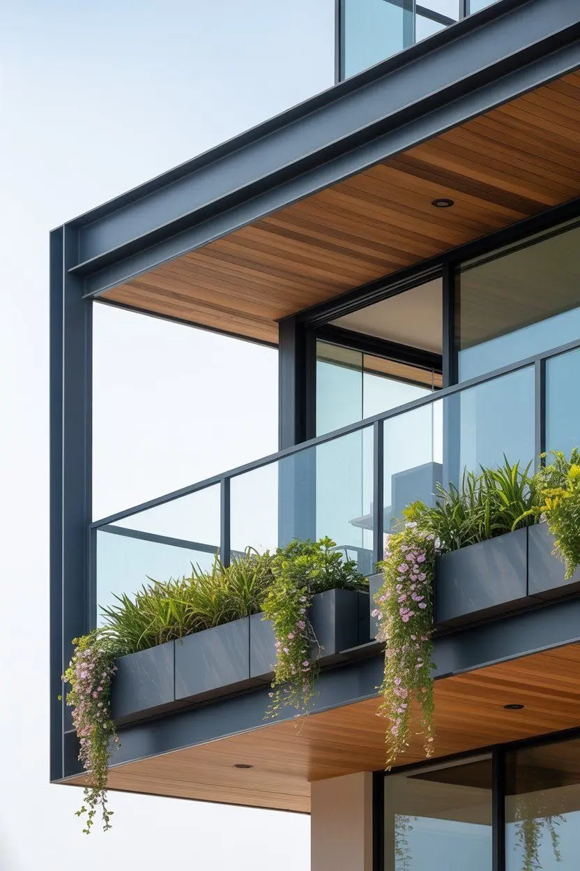 Modern Metal&Glass Balconies by Metalligator Fabrication Solutions