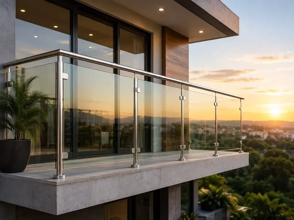 Modern Metal&Glass Balconies by Metalligator Fabrication Solutions