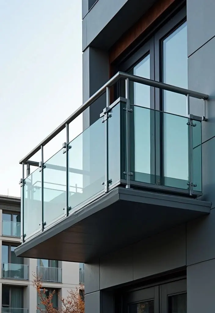 Modern Metal&Glass Balconies by Metalligator Fabrication Solutions